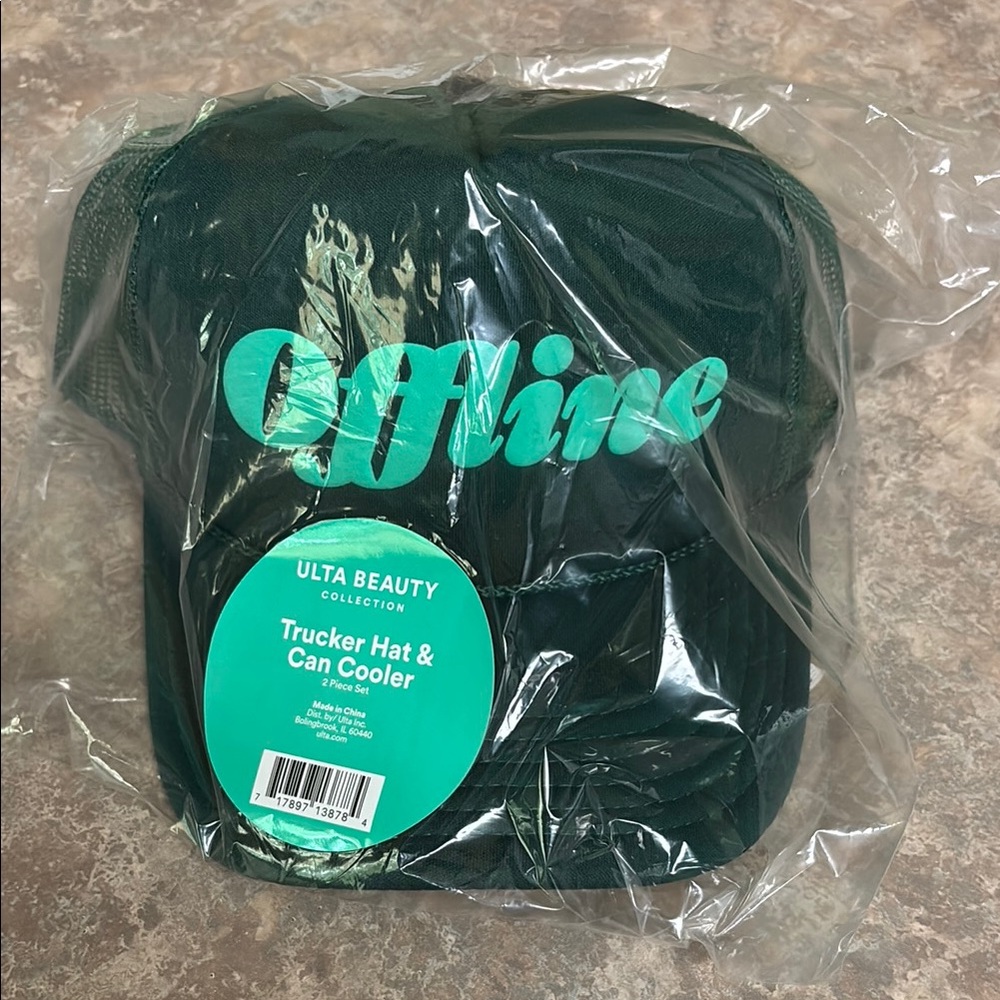 Ulta Beauty Dark Green Trucker Hat